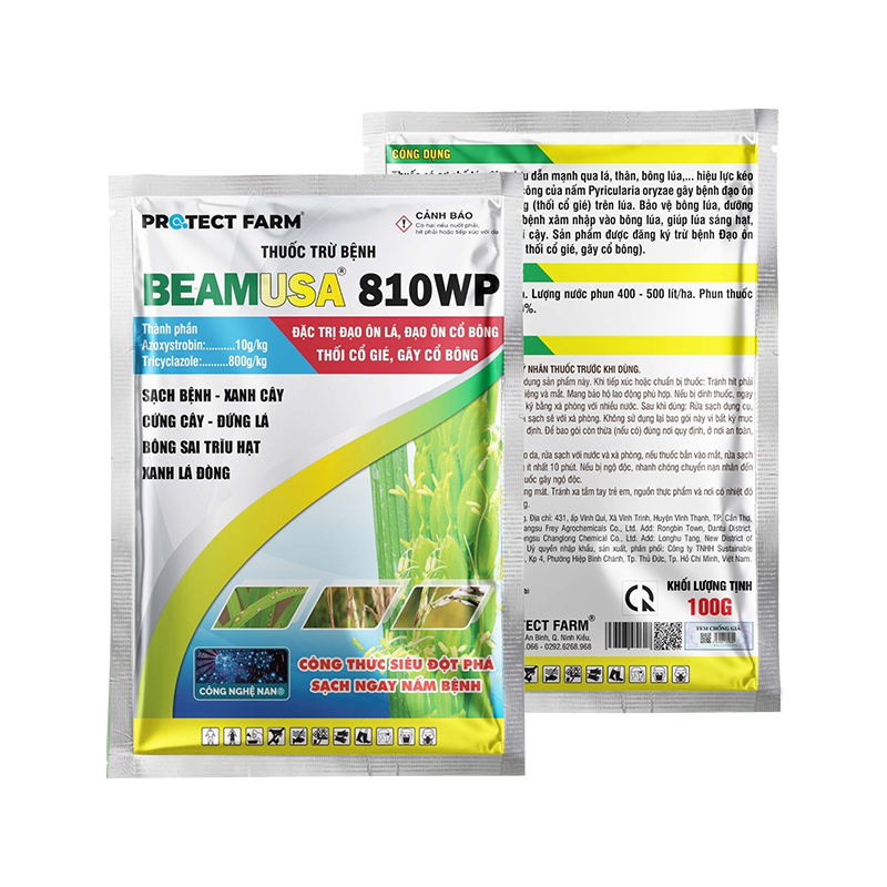 BEAM-USA 810WP, Đặc trị đạo ôn lá, đạo ôn cổ bông