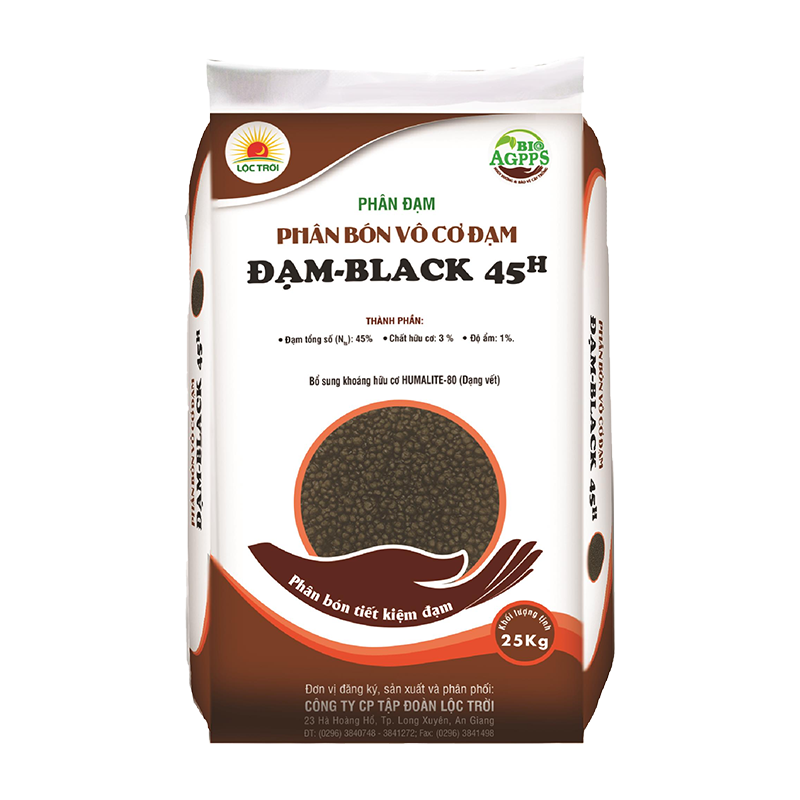 ĐẠM Black 45H, Bền cây, Tốt đất