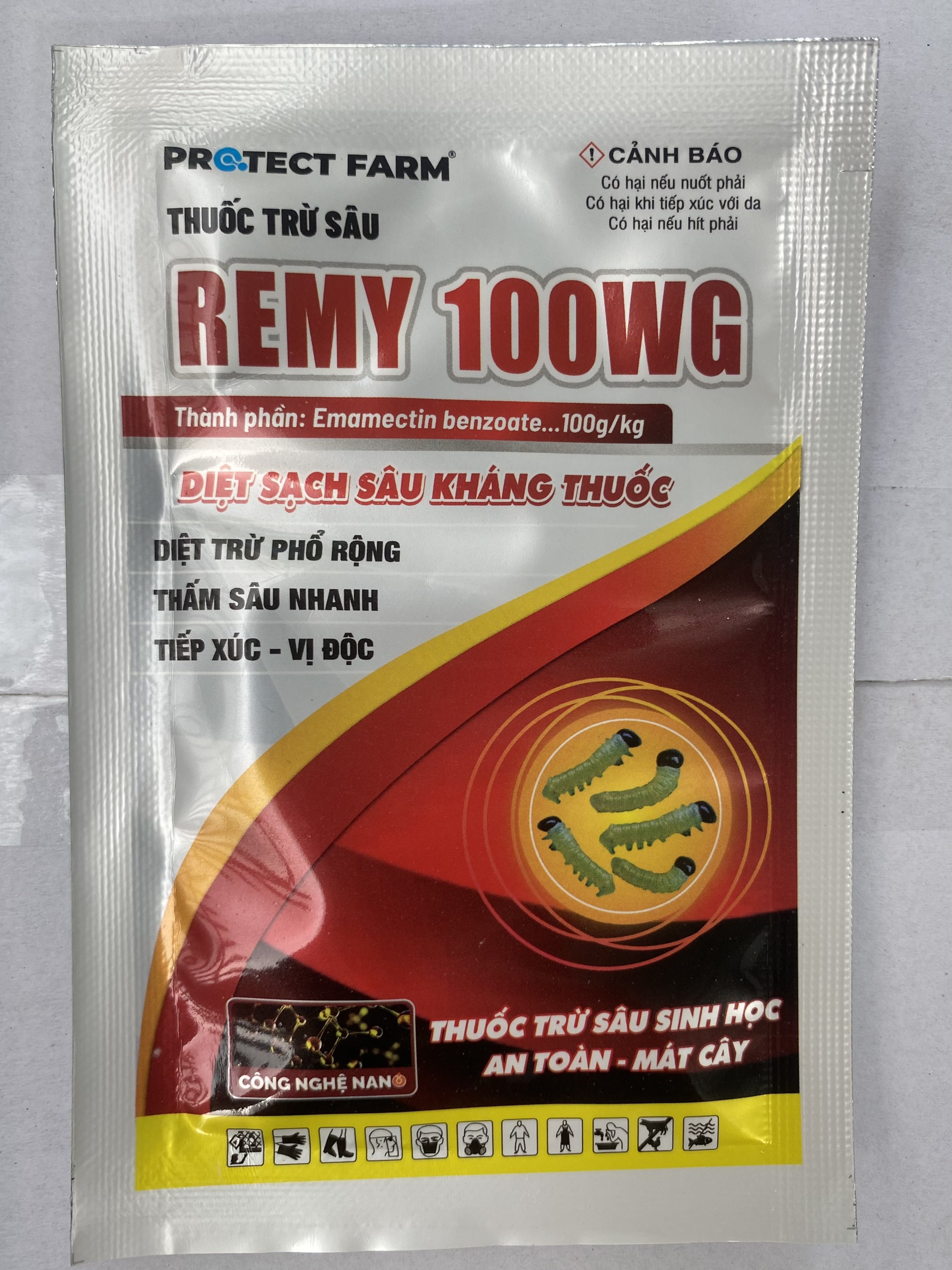 REMY 100WG, Trừ sâu sinh học phổ rộng, Thấm sâu nhanh